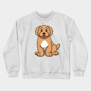 Cute Golden Doodle Dog Crewneck Sweatshirt